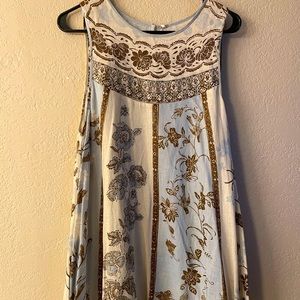 Free People bohemian shift dress